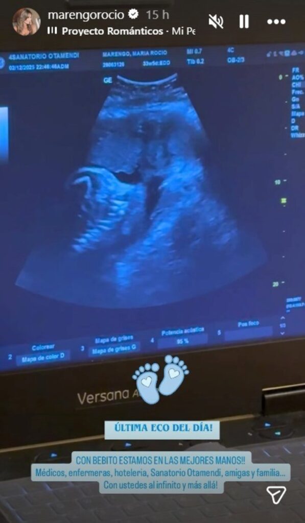 Con 34 semanas de gestación: Rocío Marengo celebró la llegada de su hijo Isidro junto a Eduardo Fort 2 0bTWT1N8e 720x0 1 1 La modelo y comunicadora Rocío Marengo se convirtió en mamá luego del nacimiento anticipado de su hijo Isidro, quien llegó al mundo con 34 semanas de gestación. La noticia fue confirmada por diversas figuras del espectáculo argentino.