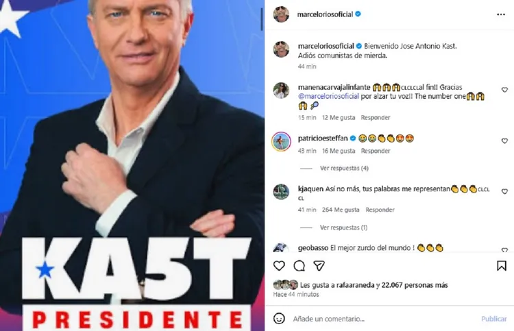 Marcelo Ríos desata polémica en redes con dura “bienvenida” a Kast tras su triunfo presidencial 2 marcelo rios kast La victoria de José Antonio Kast en la segunda vuelta presidencial no solo provocó reacciones en el mundo político, sino también en el ámbito deportivo y mediático, luego de que Marcelo “Chino” Ríos comentara el resultado a través de sus redes sociales, fiel a su estilo directo y provocador.