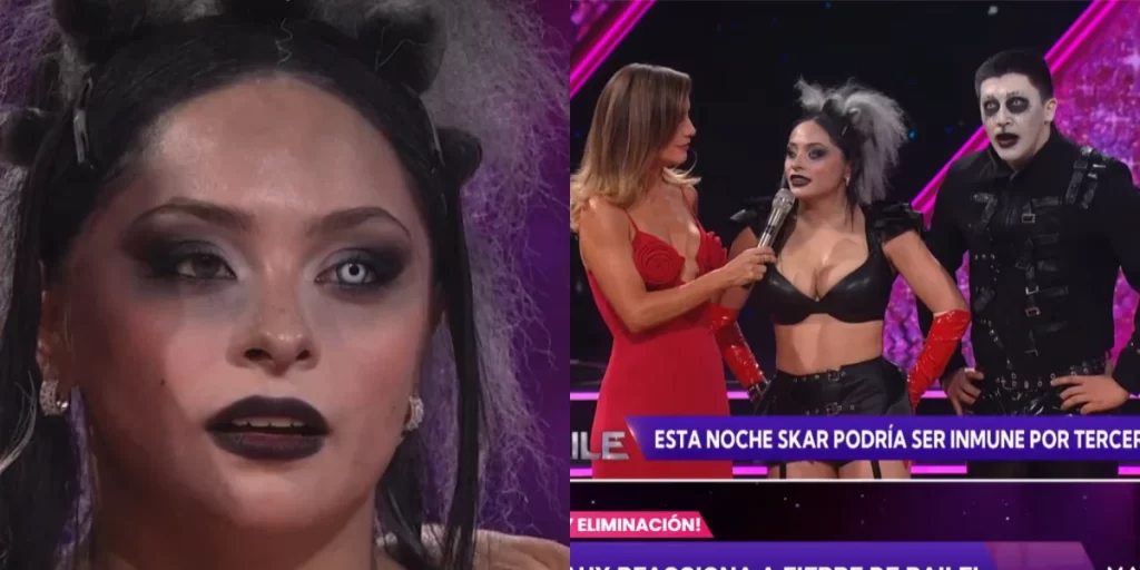 skar fiebre de baile Skarleth Labra enfrentó un complicado momento en Fiebre de Baile, luego de sufrir una fuerte caída provocada por el estado resbaloso de la pista del programa. La situación generó preocupación entre los presentes y marcó su presentación de la noche.