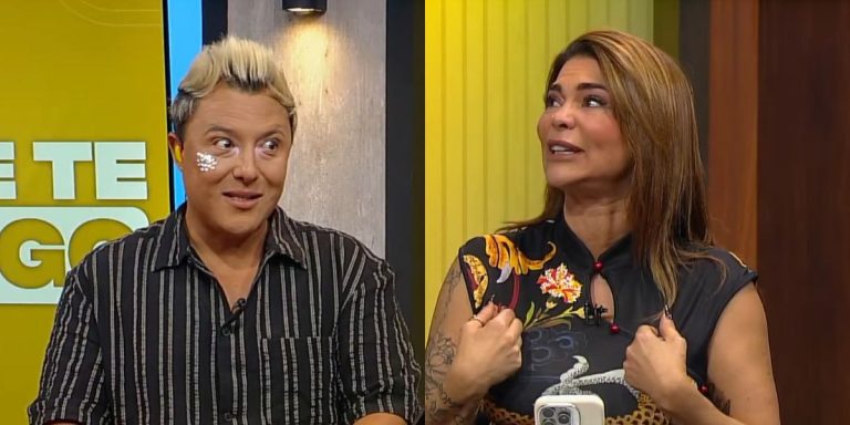 Tenso cruce en vivo entre Sergio Rojas y Antonella Ríos por su nueva pareja terminó con la actriz fuera del estudio