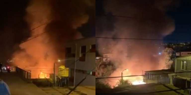 Luto en el Puerto: Incendio estructural en cerro Placeres deja a una familia fallecida