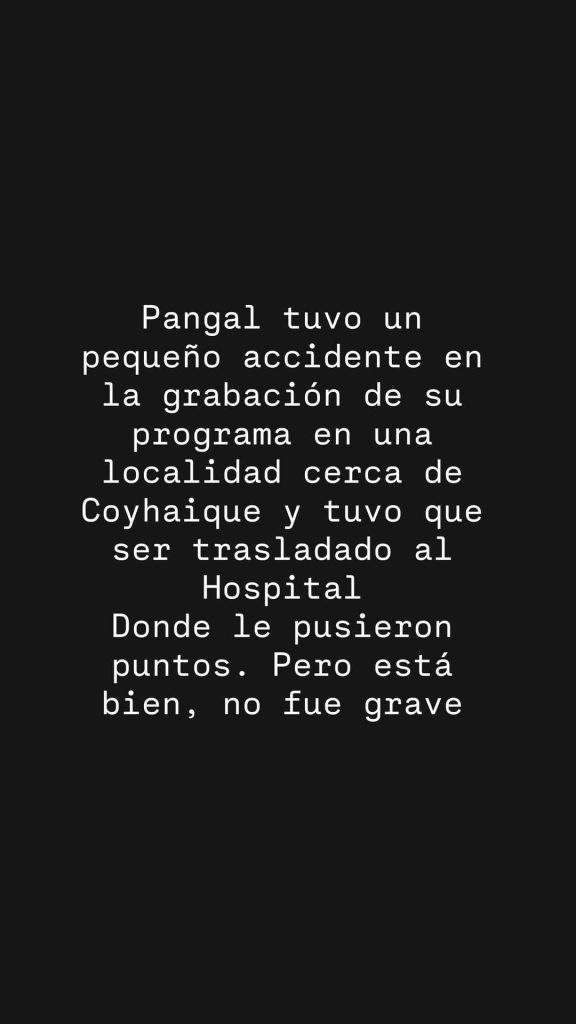 SaveClip.App 619102040 18549879286047985 2460532536863202072 n El comunicador sufrió una lesión mientras filmaba su programa en el sur del país, situación que encendió las alertas entre sus seguidores.