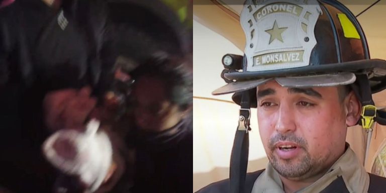 Hallan con vida a madre de mellizas rescatadas por Bomberos en Penco: permanece internada