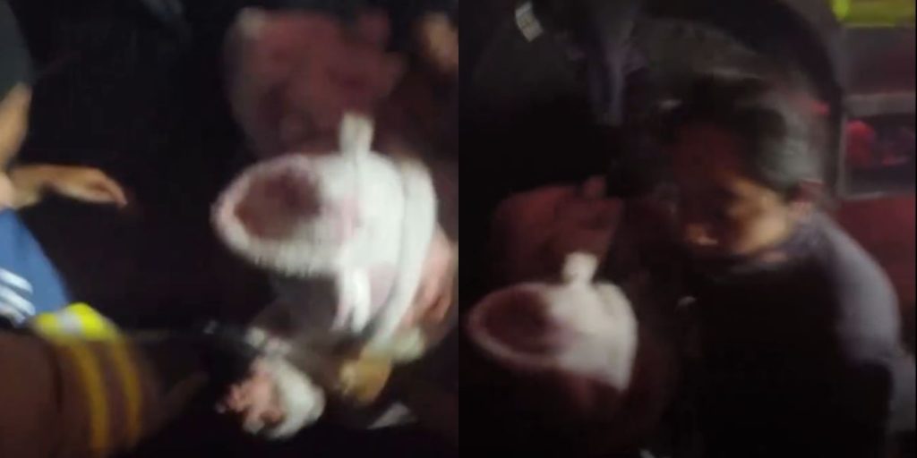 pamela diaz 2026 01 20T145623.472 La mujer logró sobrevivir tras quedar rodeada por las llamas, mientras sus hijas de dos años fueron entregadas a Bomberos y trasladadas de urgencia a un recinto asistencial.