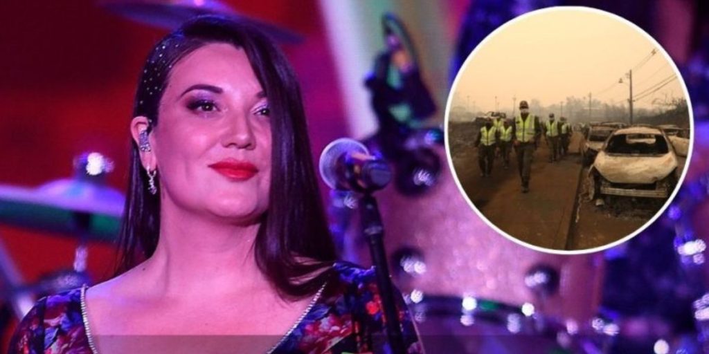 pamela diaz 98 La banda enfrentará su show en el Festival del Huaso marcada por una profunda pérdida familiar que golpeó a una de sus integrantes en medio de los incendios del sur.