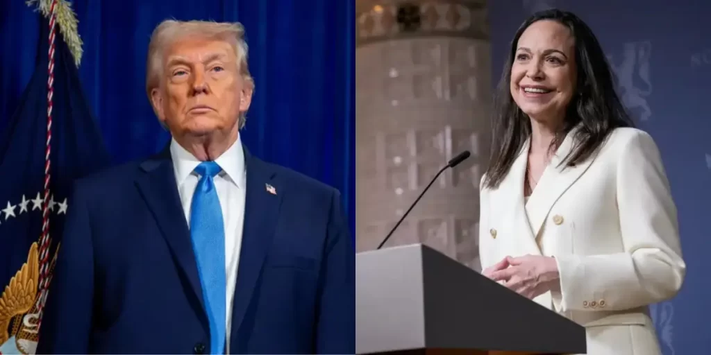 trum Aceptar el Nobel de la Paz habría provocado un quiebre definitivo con el expresidente estadounidense, justo cuando se definía el liderazgo de la transición en Venezuela.