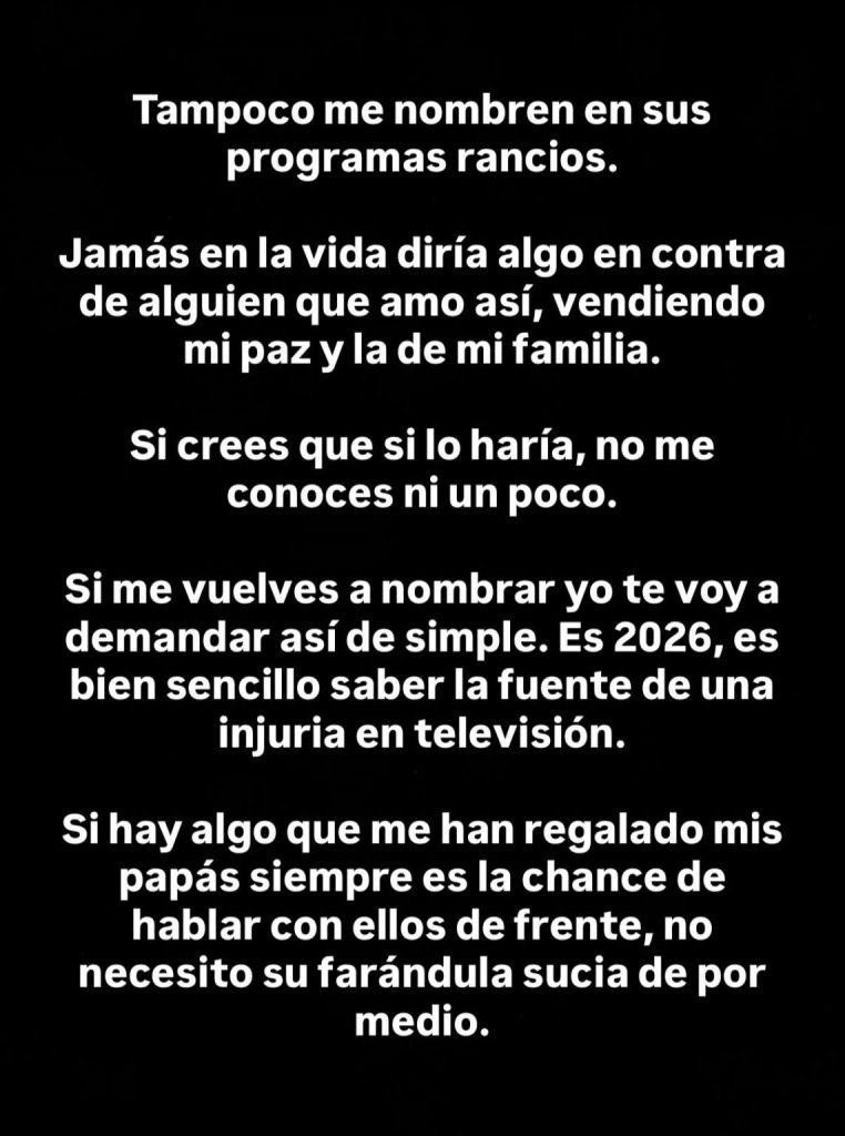 Hija de Américo desmiente rumores y lanza duro mensaje: “No necesito su farándula sucia 3 1000108195 Dayane salió al paso de las especulaciones sobre la salud del cantante, negó que estuviera internado y criticó con fuerza la difusión de información que —según afirmó— solo afecta a su familia.