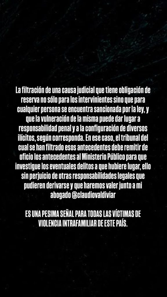 Yamila Reyna alza la voz tras filtración de su denuncia y acusa grave vulneración 3 yamila reyna storie 1 576x1024 1 La actriz y comediante expresó su molestia por la difusión de antecedentes reservados, asegurando que la situación envía una señal preocupante para quienes denuncian violencia.