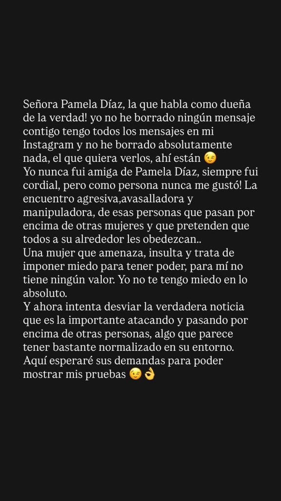 654017376 18386650609081898 4976377169546720008 n La ex pareja de Camilo Huerta rompió el silencio y aclaró rumores sobre mensajes borrados, además de dar su opinión sobre Pamela Díaz.