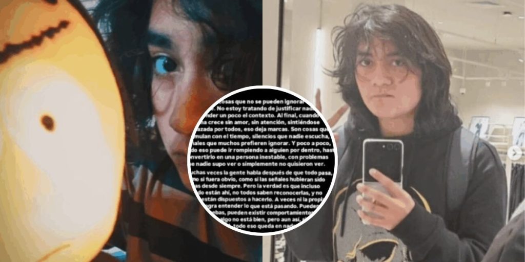 “Cuando una persona crece sin amor…”: El crudo relato del mejor amigo del atacante del colegio de Calama 4 Miniatura web 95 Un cercano al joven de 18 años rompió el silencio en redes sociales para intentar explicar el trasfondo psicológico tras el asesinato de la inspectora.