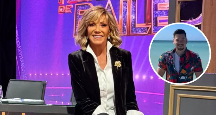 raquel 750x400 1 La animadora se habría enterado en pleno set de televisión sobre la nueva acción judicial que enfrenta su hijo por graves delitos contra un influencer español.