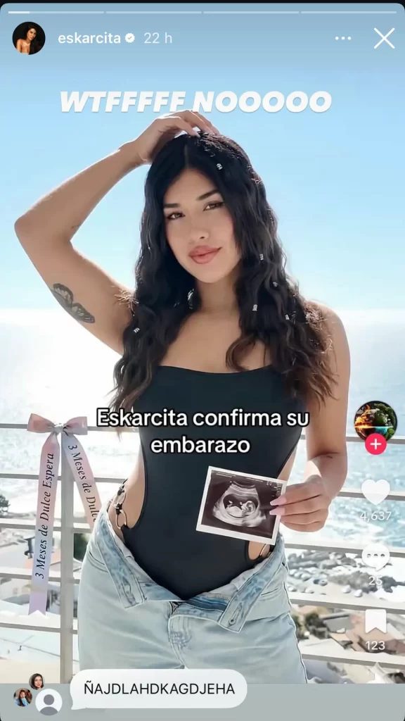 skarcita embarazada La influencer salió al paso de las especulaciones que circularon en redes sociales y aclaró con humor la situación que la vinculaba a un supuesto embarazo junto a Julitroz.