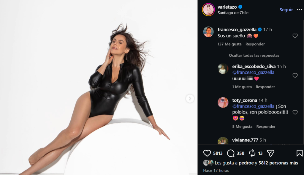 1000116149 ​¿Más que amigos? Los rumores de un posible romance entre el periodista Francesco Gazzella y la actriz Carola Varleta volvieron a tomarse las redes sociales. Lo que parecía ser una cercana relación laboral de años, hoy parece haber cruzado una nueva línea tras un inesperado y coqueto mensaje público.