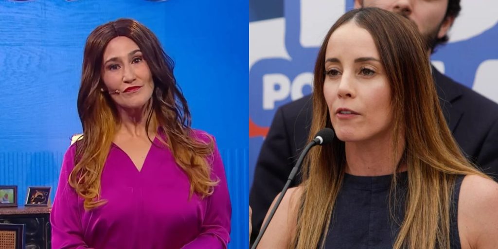 Miniatura web 1 La comediante se lució en "Detrás del Muro" parodiando a la vocera de Gobierno en un sketch que terminó en una caótica huida y miles de risas.