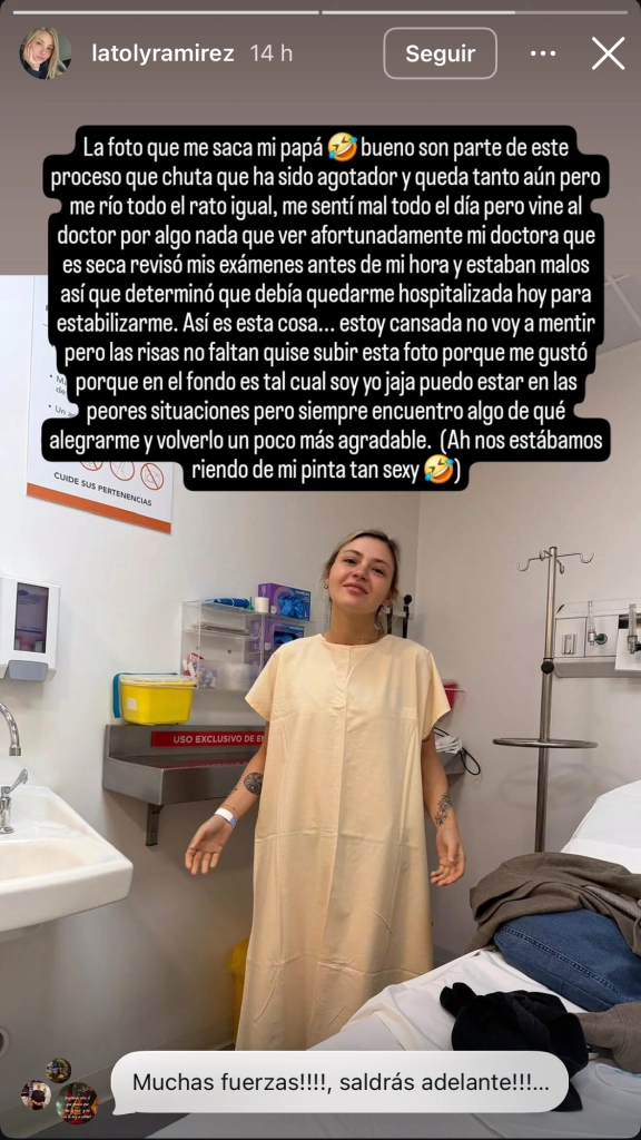 Preocupación por la salud de la hija de Gonzalo Ramírez: Antonia fue hospitalizada de urgencia “Estoy cansada...” 3 Preocupacion por la salud de la hija de Gonzalo Ramirez Antonia fue hospitalizada de urgencia