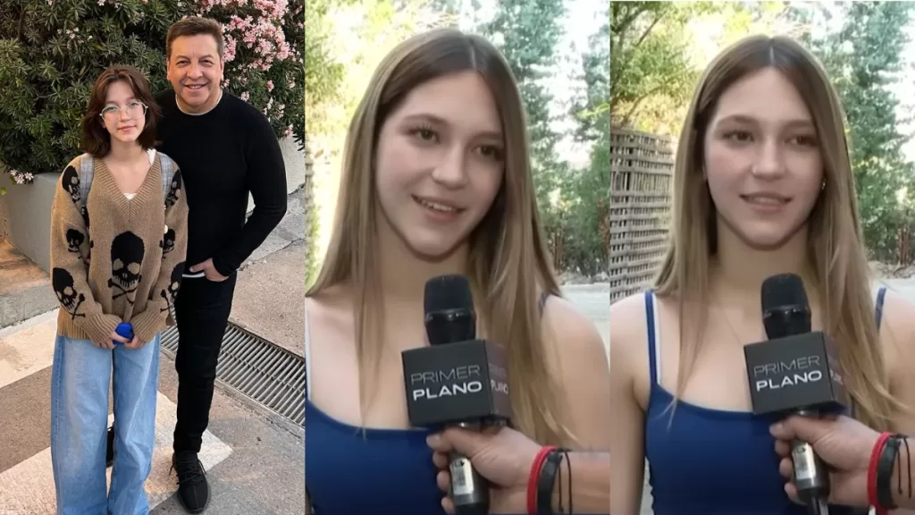 ¡Irreconocible! El impresionante cambio de Julieta, la hija de Julio César Rodríguez que impactó en televisión 2 Julio César Rodríguez y su hija