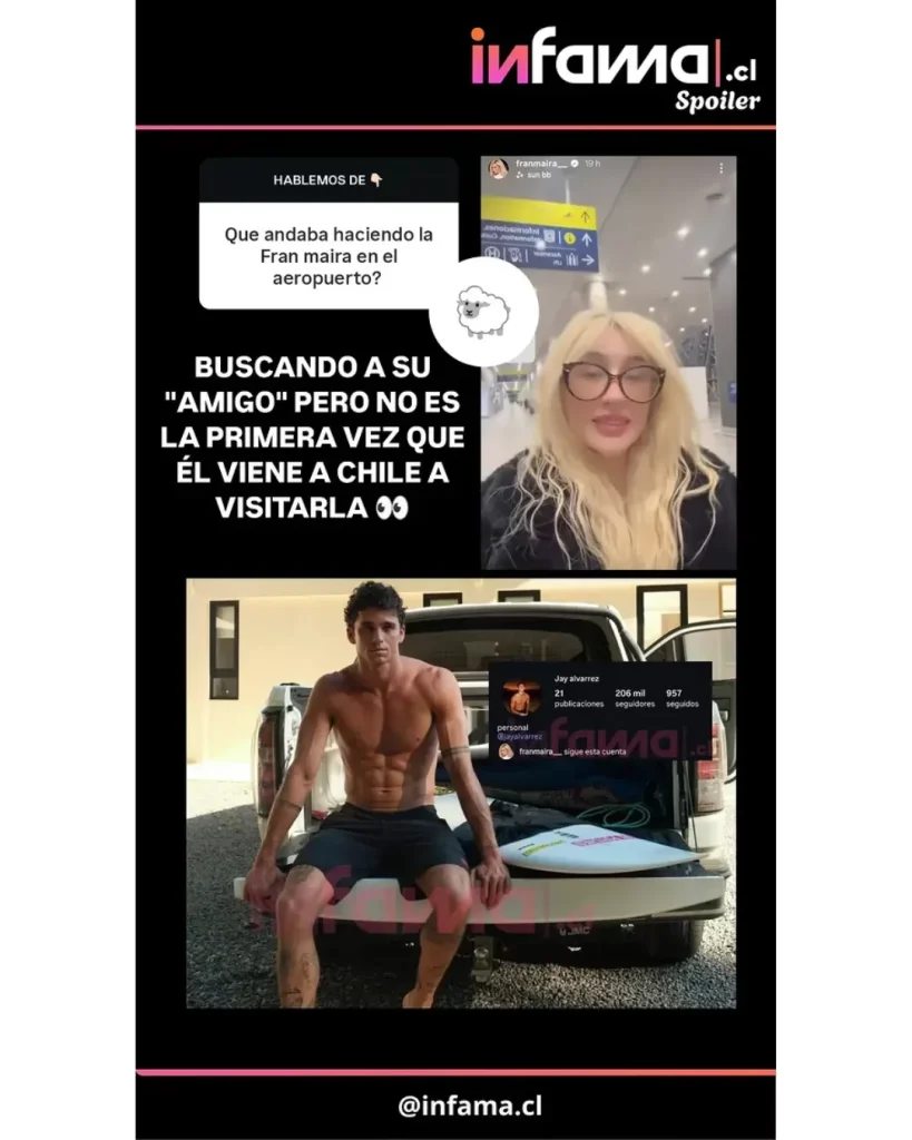 fran maira Una ola de teorías y un revuelo absoluto en el cibermundo. La carismática cantante urbana y exchica reality, Fran Maira, se transformó en el centro de las miradas de la farándula nacional tras compartir un particular registro en sus historias de Instagram, el cual fue rescatado de inmediato por sus fieles fanáticos y transformado en un fenómeno viral dentro de la plataforma TikTok.