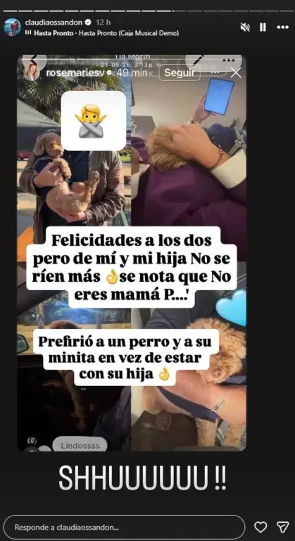 Rosemarie Dietz barrió con su ex en el Día del Padre tras dejar a su hija esperando: “Prefirió a su amante” 2 rosemarie dietz barrio con su ex en el dia del padre tras dejar a su h La recordada ex Mekano no tuvo piedad con Cristóbal González: lo acusó de arrancarse a Viña del Mar, presumir lujos con su nueva pareja y ni siquiera pagar la pensión de alimentos.