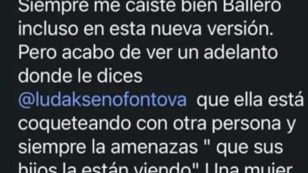 Álvaro Ballero reveló el acuerdo que hizo con Ludmila antes de entrar a ¿Volverías con tu ex? 2 2 Borrador automático