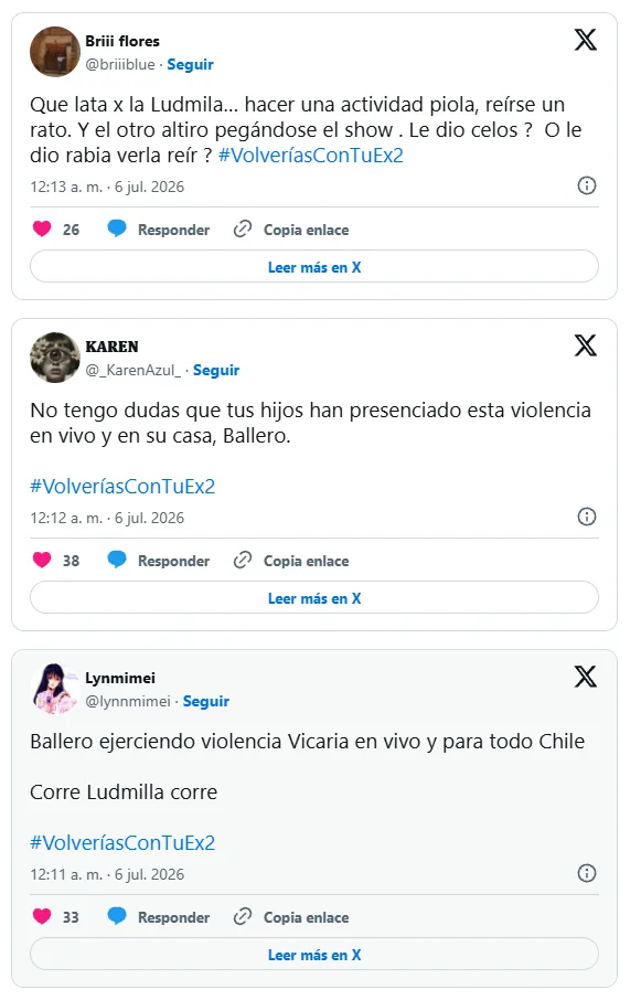 "El otro altiro pegándose el show" La escena de celos de Álvaro Ballero que desató críticas: apuntó contra Ludmila por inesperada escena y las redes no lo perdonaron 3 «El otro altiro pegándose el show» La escena de celos de Álvaro Ballero que desató críticas: apuntó contra Ludmila por inesperada escena y las redes no lo perdonaron