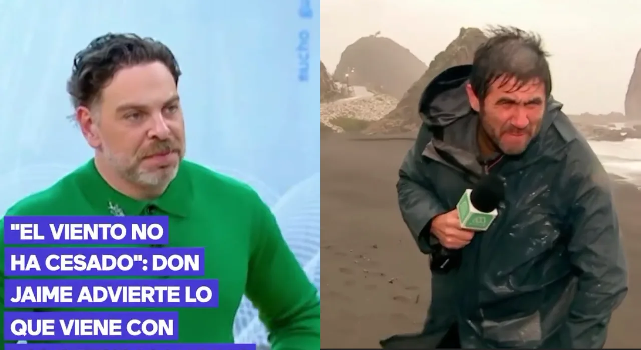 “Innecesario y peligroso”: el despacho de Mega en pleno temporal que encendió las redes “¿Es necesario?”: Mega recibió duras críticas por exponer a periodista en pleno temporal