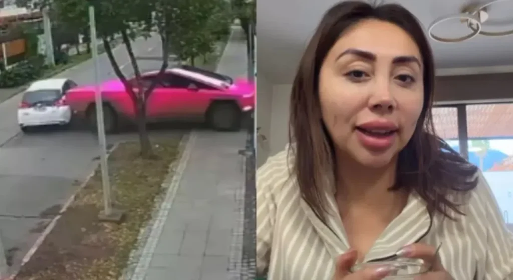Naya Fácil protagonizó accidente con su Cybertruck: inesperada reacción del afectado sorprendió 6 “¿Me vas a pagar, cierto?”: Naya Fácil chocó su costosa Cybertruck tras complejo reclamo vecinal