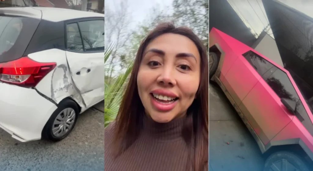 Naya Fácil mostró millonario presupuesto tras choque: arreglo de su Cybertruck sería mucho más caro