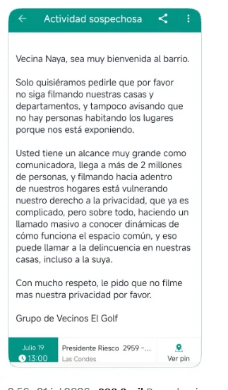 Naya Fácil sufre el primer gran traspié tras la compra de su nuevo penthouse en El Golf 2 Naya Fácil sufre el primer gran traspié tras la compra de su nuevo penthouse en El Golf