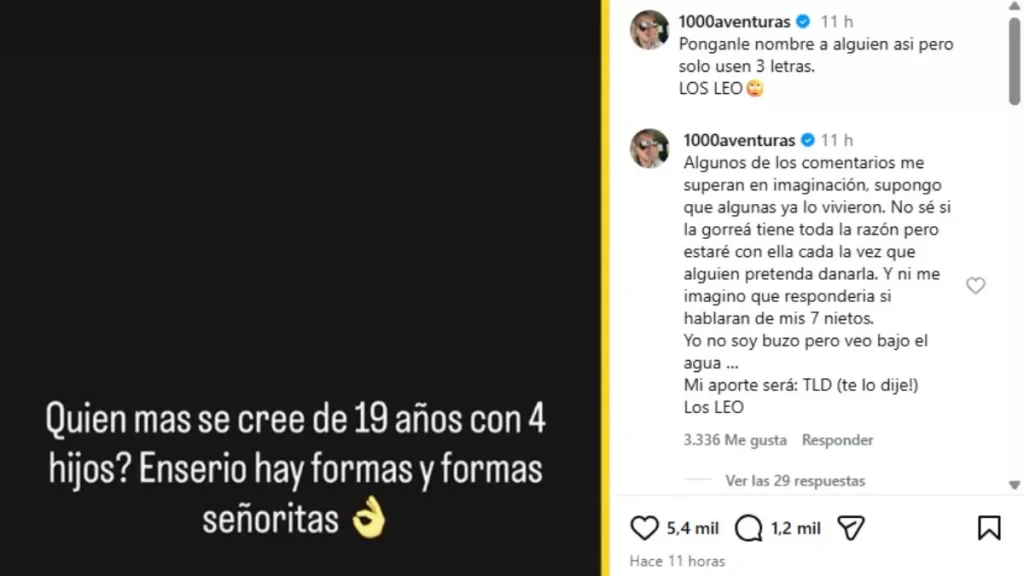 “Se cree de 19 años con cuatro hijos”: ex de Coté López publicó polémico mensaje y su padre reaccionó 3 “Se cree de 19 años con cuatro hijos”: ex de Coté López publicó polémico mensaje y su padre reaccionó