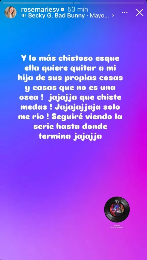 “C… y amenazando ¡Tú ubícate! Yo, por lo menos, tengo una hija y la mantenida y picada eres tú” Exchica Mekano denunció amenazas y anunció acciones legales 3 “C… y amenazando ¡Tú ubícate! Yo, por lo menos, tengo una hija y la mantenida y picada eres tú” Figura de la tv