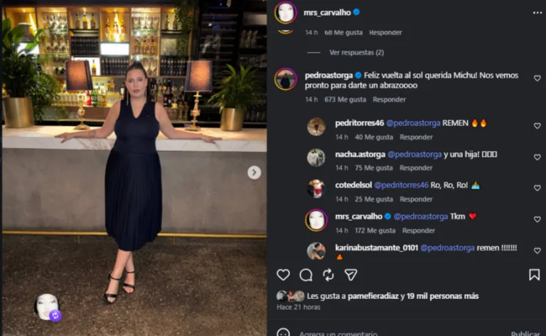 “Querida Michu” Pedro Astorga sorprendió a Michelle Carvalho con especial mensaje por su cumpleaños 2 “Nos vemos pronto”: Pedro Astorga sorprendió a Michelle Carvalho con especial mensaje por su cumpleaños