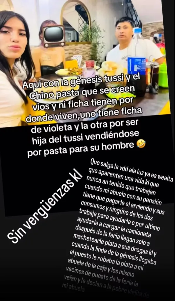 Hija de “El Chino” lanzó graves acusaciones contra su padre y Génesis: “Jamás ha dado nada por nosotros” 2 Borrador automático