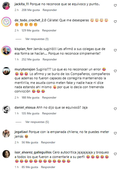 Karina Álvarez intentó aclarar su comentado fail con las empanadas, pero su explicación dividió a las redes 3 Karina Álvarez intentó aclarar su fail con las empanadas, pero empeoró todo: “Cero autocrítica”