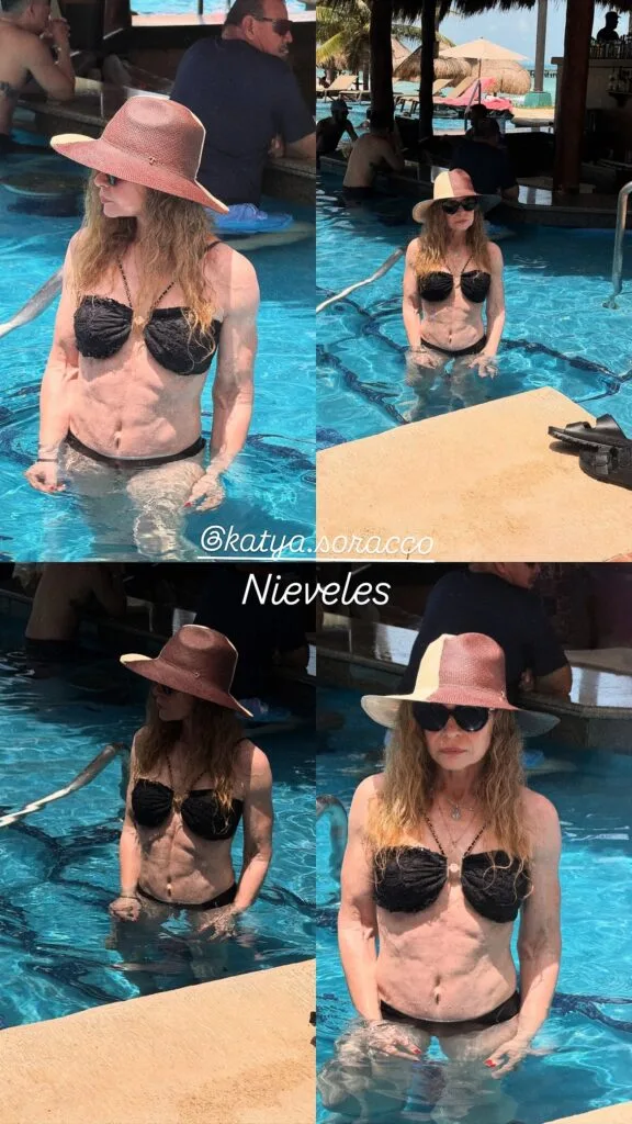 “Niveles”: madre de Vale Roth se robó las miradas al lucir su trabajada figura en la piscina 2 “Niveles”: madre de Vale Roth se robó las miradas al lucir su trabajada figura en la piscina
