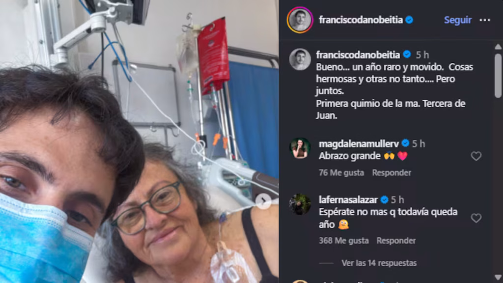 “Un año raro y movido”: Francisco Dañobeitía revela cáncer de su madre y comparte emotivo mensaje familiar
