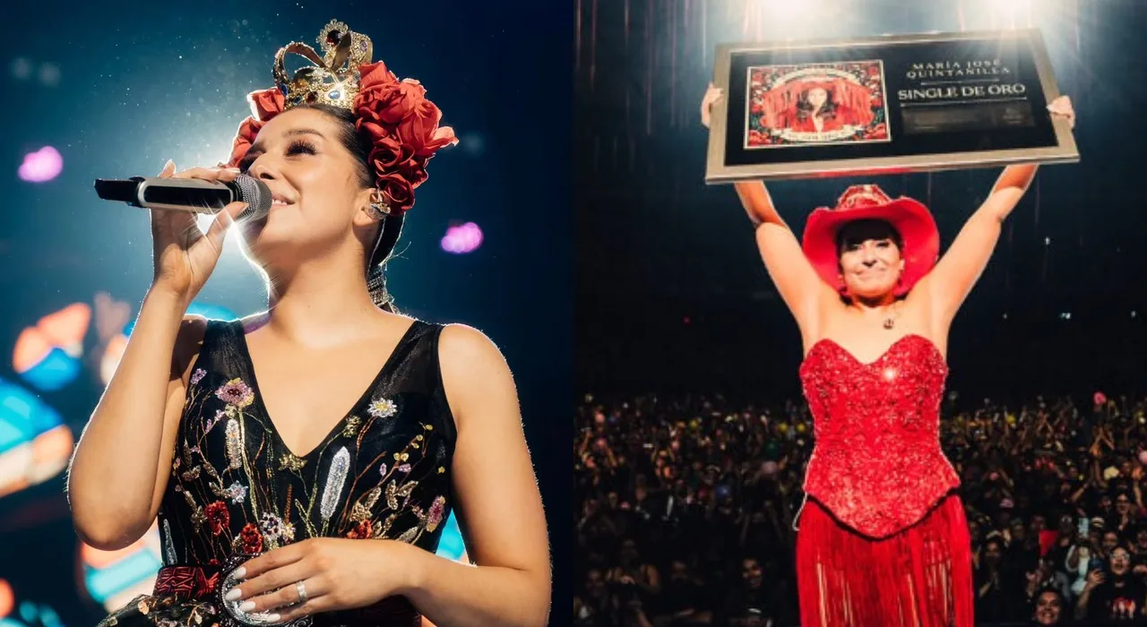 «Espero que esta sea la primera vez de muchas» María José Quintanilla recibió importante reconocimiento  en  Santander Arena: ¡Hizo historia!