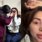 “Me empezaron a arder”: Naya Fácil mostró cómo quedaron sus ojos tras probar lentes de contacto