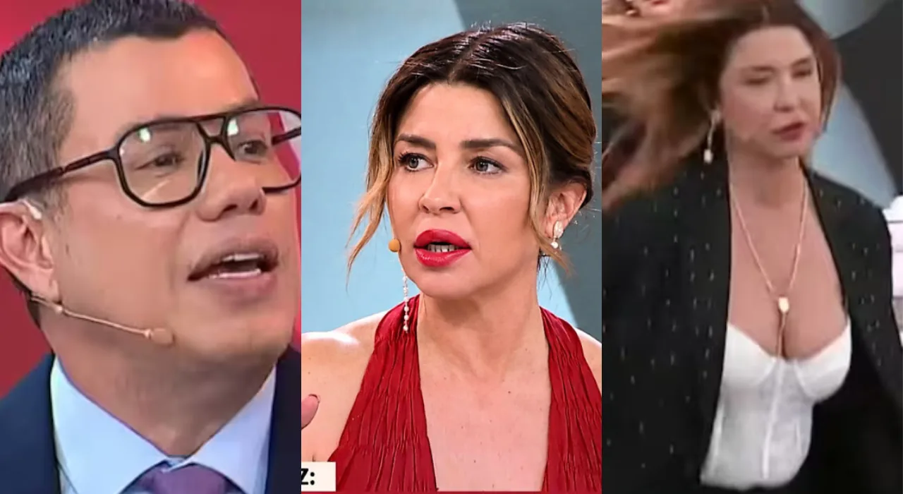 ¡Se armó la mocha en Canal 13! Pancha Merino se aburrió, mandó a volar a «El Colombiano» y se largó del estudio en vivo
