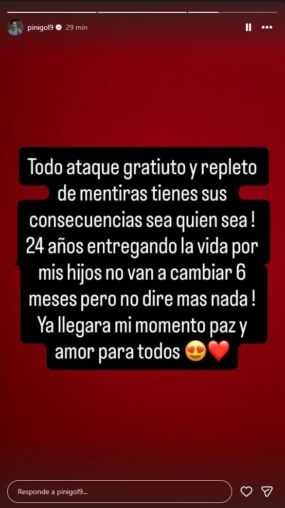 “Siempre me he quedado callada”: Gissella Gallardo hizo dura revelación sobre Pinilla y él salió a responder 1 “Siempre me he quedado callada”: Gissella Gallardo hizo dura revelación sobre Pinilla y él salió a responder