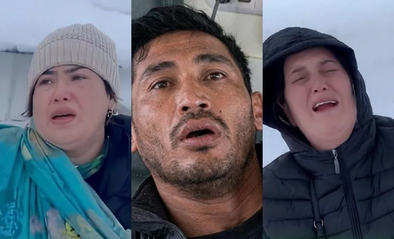 VIDEO | Así quedó el auto de “El Chino” tras el polémico rescate en el Cajón del Maipo: sigue bajo la nieve